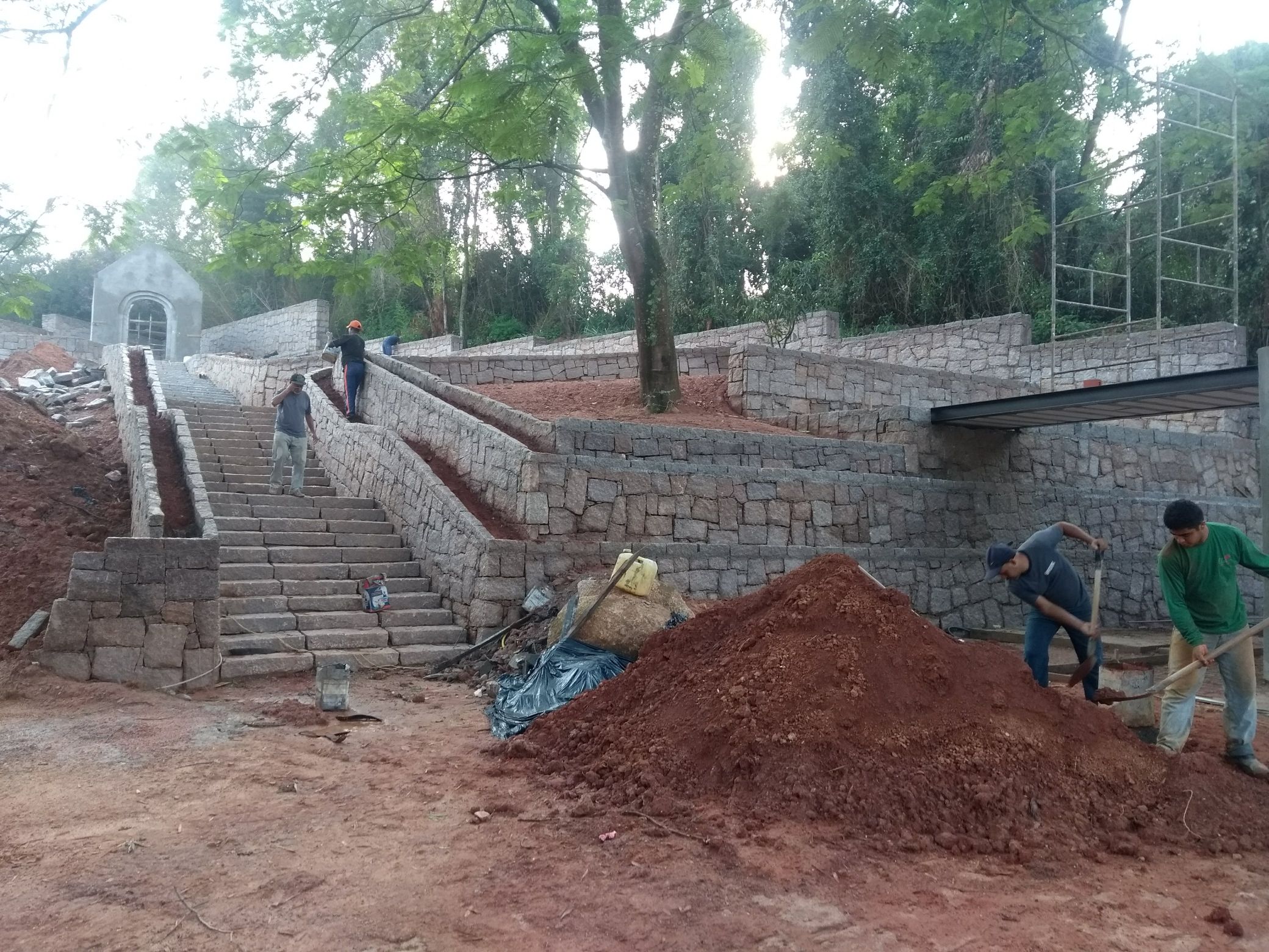 Escadas de pedras